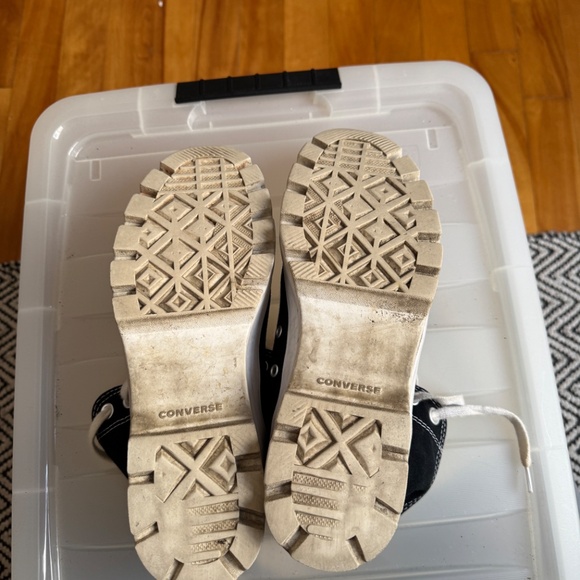 Converse Chunky soles in black 7.5 US men’s - Picture 5 of 5